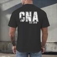 CNAs Graduation Shirt CNA Est 2019 Men's Back Print T-Shirt