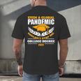 College Degree 2022 Graduation Graduate Men's Back Print T-Shirt