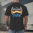College Graduation Shirts Graduate Grad 2018 Men's Back Print T-Shirt