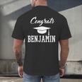 Congrats Benjamin College High School Graduation Men's Back Print T-Shirt