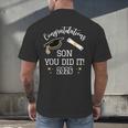 Congratulations Son You Did It Son Graduation 2026 Men's Back Print T-Shirt