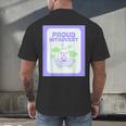 Cool Fun Cute Proud Introvert Cat Character For Men Women Men's Back Print T-Shirt