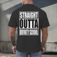 Cool Straight Outta Divinity School Graduation Shirt Men's Back Print T-Shirt