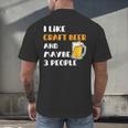 I Like Craft Beer & Maybe 3 People Introvert Beer Fans Men's Back Print T-Shirt I Like Craft Beer & Maybe 3 People Introvert Beer Fans Men's Back Print T-Shirt