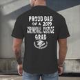 Criminal Justice Grad Proud Dad Vintage GraduationShirts Men's Back Print T-Shirt