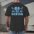 Cross Country Senior Night Senior 2025 Graduation Party 25 Men's Back Print T-Shirt