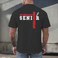 Cross Country Senior Night Senior 2025 Graduation Party 6 Men's Back Print T-Shirt
