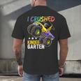 I Crushed Kindergarten Monster Truck Graduation Boys Small Men's Back Print T-Shirt