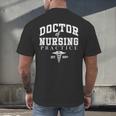 Cute DNP Nurse Live Loves Heal Graduation Appreciation Men's Back Print T-Shirt