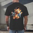 Cute Graduation Bear To Celebrate Your Graduate Men's Back Print T-Shirt