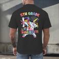 Dabbing 5th Grade Unicorn Graduation Class Of 2020 Nailed It Men's Back Print T-Shirt