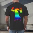 Dabbing Graduate 2018 Graduation Celebration Men's Back Print T-Shirt