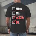 Delta Sigma Theta Sorority Delta Doctor Graduation Men's Back Print T-Shirt