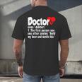 Doctor For Medical Med Student Graduation Men's Back Print T-Shirt
