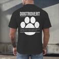 Dogtrovert Definition Introvert Dog Lover For Men Women Girls Kids Men's Back Print T-Shirt