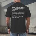 Dogtrovert Definition For Introverts Dog Parents For Men Women Men's Back Print T-Shirt