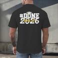 Done Class Of 2026 Graduation 2026 Senior Graduate School Men's Back Print T-Shirt