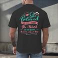 DSW Graduation So She Became A Doctor Of Social Work Men's Back Print T-Shirt