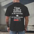 EdD Doctor Of Education Dissertation Doctorate Graduation Men's Back Print T-Shirt