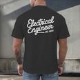 Electrical Engineer Graduation 2025 Engineering Graduate Men's Back Print T-Shirt