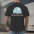 Emotionally Shelled Turtle Introvert Turtle Tee Men's Back Print T-Shirt Emotionally Shelled Turtle Introvert Turtle Tee Men's Back Print T-Shirt