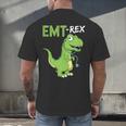 EMT Rex Paramedic Graduation Firefighter Men's Back Print T-Shirt