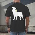 English Mastiff Graduation Dog Graduate Men's Back Print T-Shirt