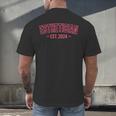 Esthetician Est 2024 For Esthetician Student Graduation Men's Back Print T-Shirt