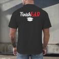 FinishEdD Doctor Of Education Graduate EdD Graduation Men's Back Print T-Shirt