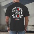 Fire Academy Graduate Firefighter Graduation Men's Back Print T-Shirt