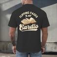 Flipping Pages Is My Cardio Book Lover Reading Bookworm Men's Back Print T-Shirt Flipping Pages Is My Cardio Book Lover Reading Bookworm Men's Back Print T-Shirt