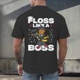 Floss Like A Boss Shirt Class Of 2019 Graduation Kids Men's Back Print T-Shirt