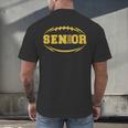 Football Proud Senior 2026 Graduation Year Men's Back Print T-Shirt