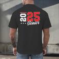 Football Senior Night Football Senior 2025 Graduation 51 Men's Back Print T-Shirt