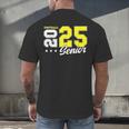 Football Senior Night Football Senior 2025 Graduation 55 Men's Back Print T-Shirt