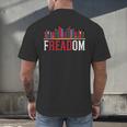 Freadom Shelf Read Reading Book Librarian Men Women Kids Men's Back Print T-Shirt