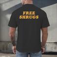Free Shrugs Don't Care Introvert Men's Back Print T-Shirt