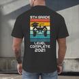 Gamer Graduation 2021 Retro 9th Grade Level Complete Men's Back Print T-Shirt
