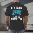 Gamer Graduation 5th Grade Level Complete Video Games Boys Men's Back Print T-Shirt