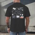 Girl Coquette Bow Just One More Chapter Book Bookish Reading Men's Back Print T-Shirt Girl Coquette Bow Just One More Chapter Book Bookish Reading Men's Back Print T-Shirt