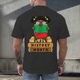 Girl Kid Reading Book Black History Month Bookworm Men's Back Print T-Shirt Girl Kid Reading Book Black History Month Bookworm Men's Back Print T-Shirt