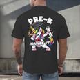 Girls Dabbing Unicorn Pre-K PreSchool Nailed It Graduation Men's Back Print T-Shirt