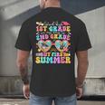 Goodbye 1st Grade Graduation To 2nd Grade But First Summer Men's Back Print T-Shirt