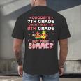 Goodbye 7th Grade Graduation To 8th Grade Hello Summer Men's Back Print T-Shirt