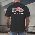 Goodbye 8th Grade Graduate Middle School Graduation Men's Back Print T-Shirt