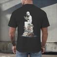 Gothic Librarian Halloween Books Tee For Teachers Men's Back Print T-Shirt