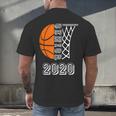 Graduate Senior Class 2020 Graduation Basketball Player Men's Back Print T-Shirt