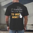I Graduated Can I Go Back To Bed Now Graduation Sloth Men's Back Print T-Shirt