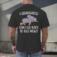 I Graduated Can I Go Back To Bed Now Koala Bear Graduation Men's Back Print T-Shirt