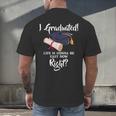 I Graduated Life Is Gonna Be Easy Now Right Graduation Men's Back Print T-Shirt